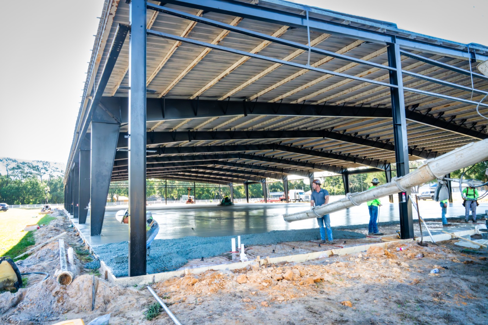 A contractor crew working on an active Tampa Bay job site, the kind of footage used in Meta ad creative